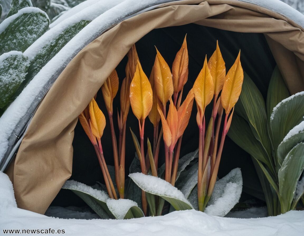 Mantener en un lugar protegido - Invernada canna » Cuida tus cannas heladas  