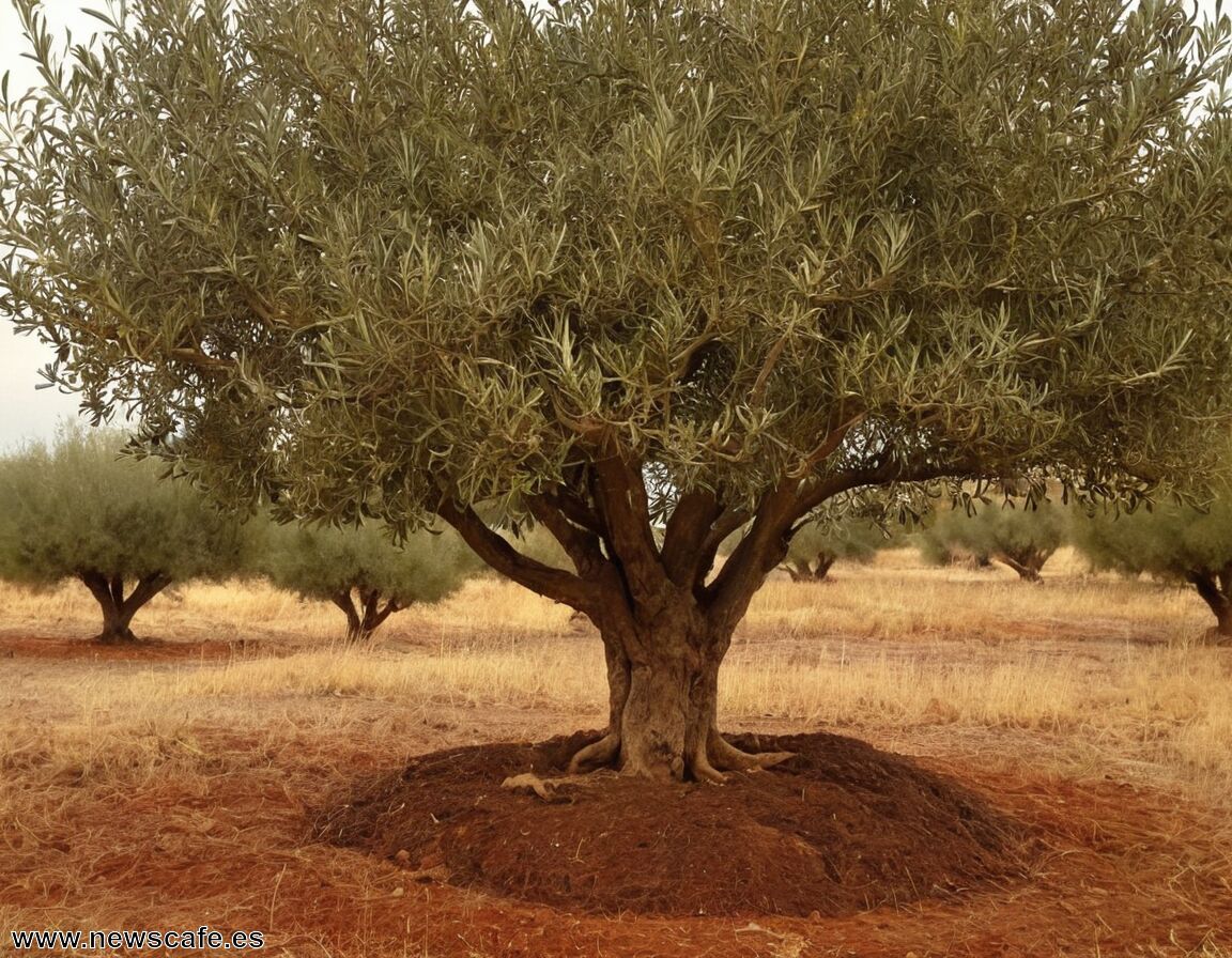 Mulching para conservar humedad del suelo   - Invernada del olivo » Mima tu olivo en invierno  