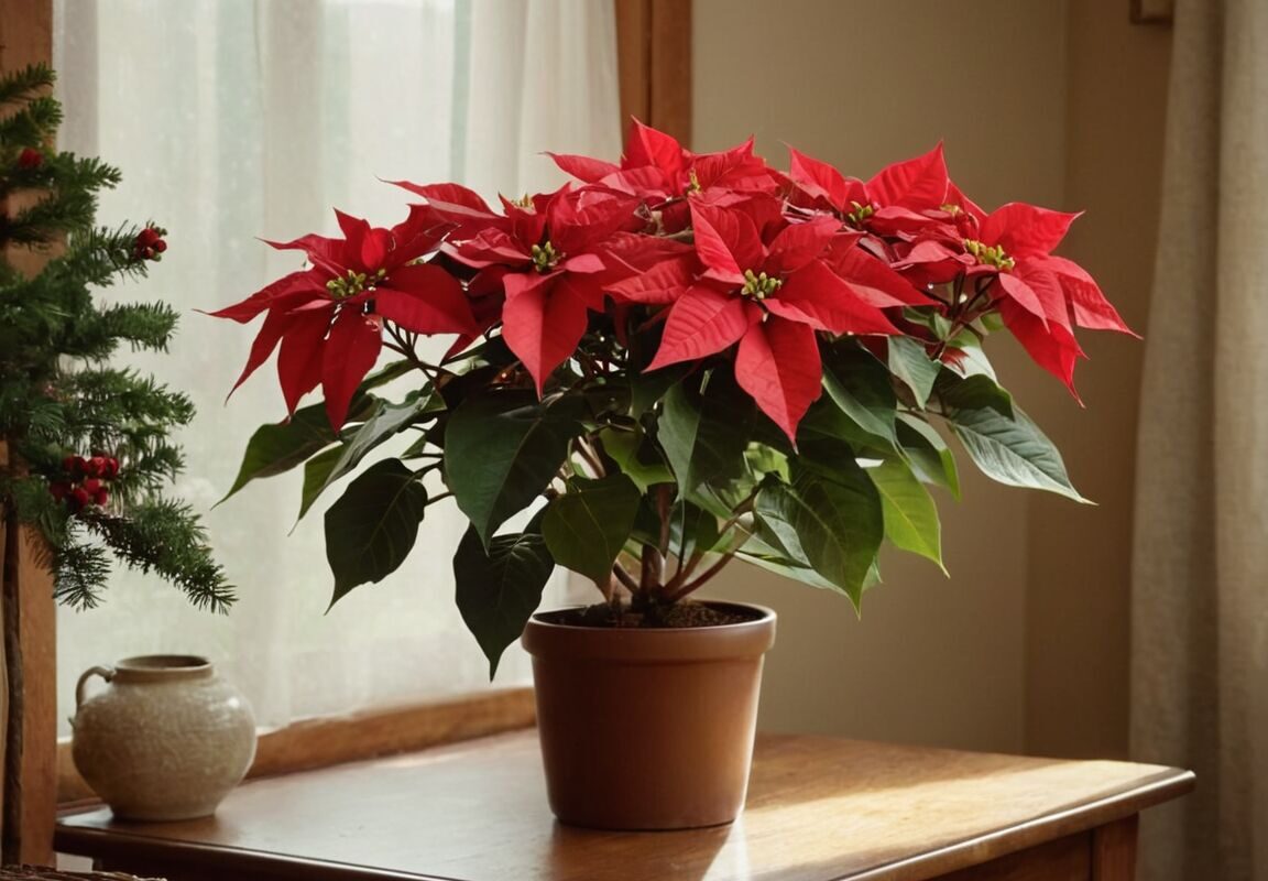 Cuidados de la poinsettia » Consejos para florecer