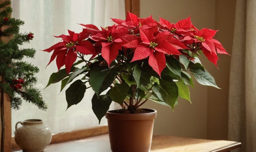 Cuidados de la poinsettia » Consejos para florecer